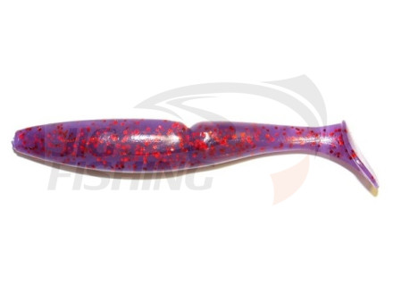 Мягкие приманки Sawamura One&#039;up Shad 5&quot; #109 Purple Red Glitter