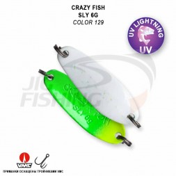 Блесна колеблющаяся Crazy Fish Sly 6gr #129