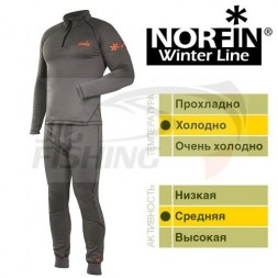 Термобелье Norfin Winter Line Gray p.M