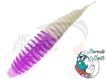 Мягкие приманки Boroda Baits Ayra Trout 2.4&quot; #209 Violet White