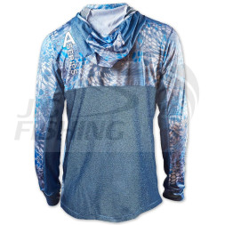 Худи Veduta Reptile Skin Forest Blue Air Series UPF50+ 2XL