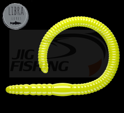 Мягкие приманки Libra Lures Flex Worm 95mm #006 Hot Yellow