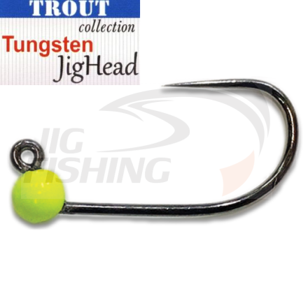 Джиг-головки Trout Tungsten Jig Head BL #8 0.4gr Chartreuse (3шт/уп)