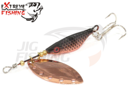 Блесна вертушка Extreme Fishing Absolute Obsession #1 8gr #08 Cu/Black/Cu