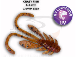 Мягкие приманки Crazy Fish Allure 2&quot; 32 Dark Beer