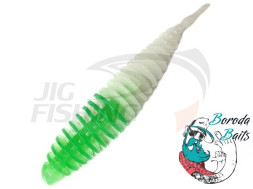 Мягкие приманки Boroda Baits Ayra Trout 2.4&quot; #208 Green White