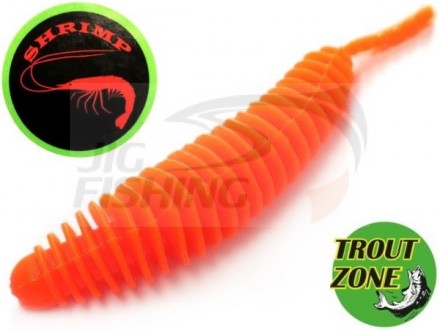 Мягкие приманки Trout Zone Plamp 2.2&quot; Orange Shrimp