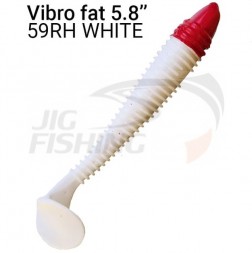 Мягкие приманки Crazy Fish Vibro Fat 5.8&quot; 59RH White