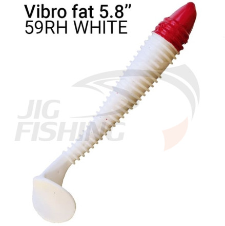 Мягкие приманки Crazy Fish Vibro Fat 5.8&quot; 59RH White