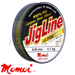 Шнур Momoi JigLine Ultra Light Green 100m #0.03mm 1.6kg