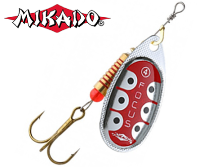 Вращающаяся блесна Mikado Focus 4 #Silver/20