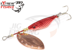 Блесна вертушка Extreme Fishing Absolute Obsession #1 8gr #09 Cu/Red/Cu