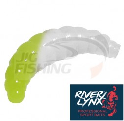 Мягкие приманки River Lynx Drakkar 38mm #206 White Chartreuse