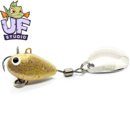Тейл-спиннер UF Studio Hurricane 4gr #Gold Glitter