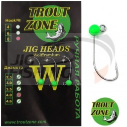 Джиг-головки Trout Zone #4 4.6mm 0.8gr Green