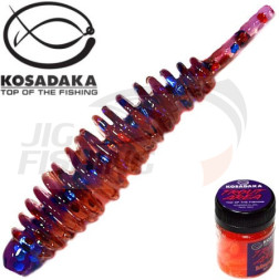 Мягкие приманки Kosadaka Leech 42mm #RB