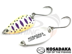 Колеблющаяся блесна Kosadaka Trout Police Lucky Drop 23mm 2gr #G13