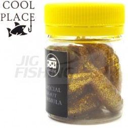 Мягкие приманки Cool Place личинка Maggot 1.2&quot; #Gold FLK