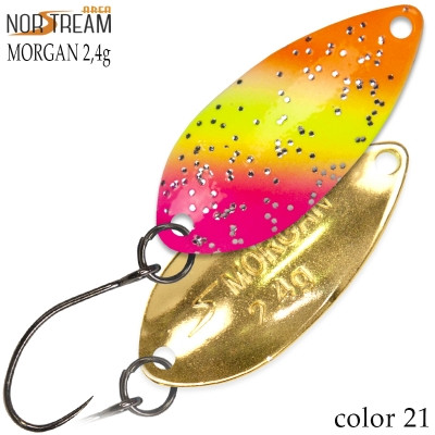 Блесна колеблющаяся Norstream Area Morgan 2.4gr #21