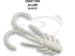 Мягкие приманки Crazy Fish Allure 2&quot;  59 White