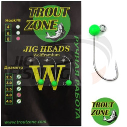 Джиг-головки Trout Zone #4 4.0mm 0.6gr Green