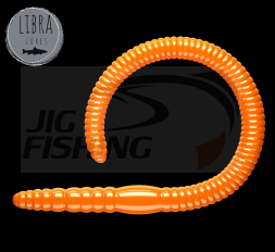 Мягкие приманки Libra Lures Flex Worm 95mm #011 Hot Orange