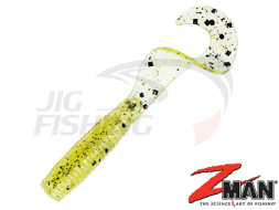 Мягкие приманки Z-Man GrubZ 3.5'' #233 Chartreuse Sparkle