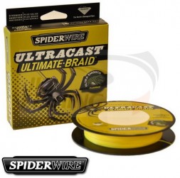 Шнур плетеный Spiderwire Ultracast Ultimate Braid 110m Hi-Vis Yellow 0.12mm 9.1kg