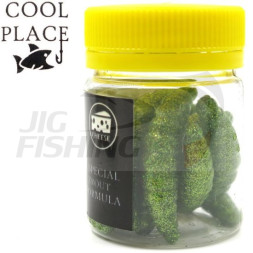 Мягкие приманки Cool Place личинка Maggot 1.2&quot; #Green FLK