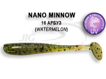 Мягкие приманки Crazy Fish Nano Minnow 1.6&quot; 16 Watermelon
