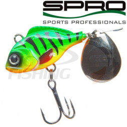 Тейлспиннер Spro ASP Jigging Spinner UV 14gr #Firetiger