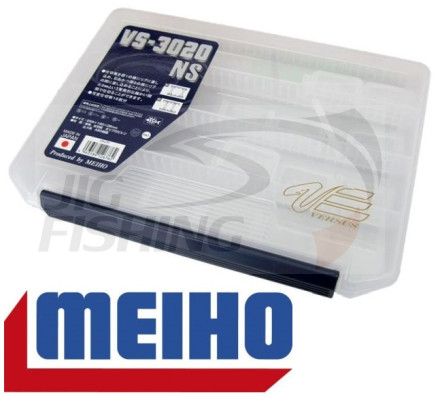 Коробка рыболовная Meiho/Versus Clear VS-3020NS Clear 255x190x28mm