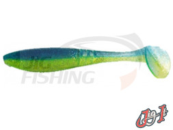 Мягкие приманки Jig It Flutter 6&quot; #003 Chartreuse Blue