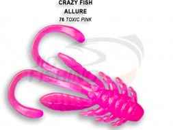 Мягкие приманки Crazy Fish Allure 2&quot; 76 Toxic Pink