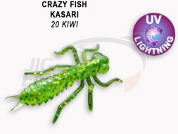 Мягкие приманки Crazy Fish Kasari 1&quot; 20 Kiwi