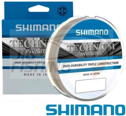 Леска Shimano Technium Invisitec 300m Grey 0.185mm 3.3kg
