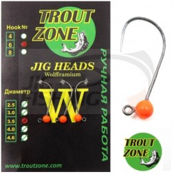 Джиг-головки Trout Zone BL #4 4.0mm 0.6gr Orange