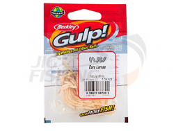 Мягкие приманки Berkley Gulp!® Euro Larvae Natural White