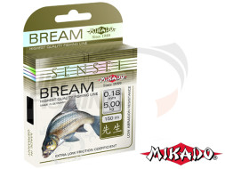 Леска монофильная  Mikado Sensei Bream 150m 0.20mm 5.9kg