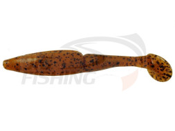 Мягкие приманки Sawamura One'up Shad 3&quot; #152 Dark Orange Black Glitter