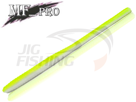 Мягкие приманки MF Pro Worm 2.25&quot; #08 White Chartreuse