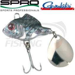 Тейлспиннер Spro ASP Jigging Spinner 21gr #Black Silver