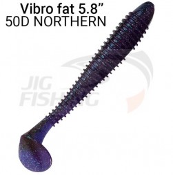 Мягкие приманки Crazy Fish Vibro Fat 5.8&quot; 50D Northern Lights