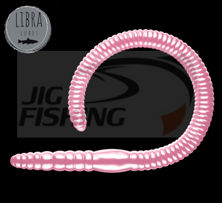 Мягкие приманки Libra Lures Flex Worm 95mm #018 Pink Pearl
