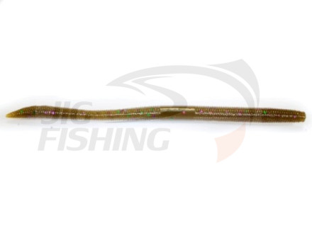 Мягкие приманки Fish Arrow Fall Shaker 6.4&#039;&#039; #301 Green Pumpkin Green Purple Flake