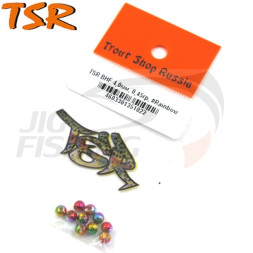 Вольфрамовые головки граненые TSR 4.6mm 0.8gr #Rainbow (10шт/уп)