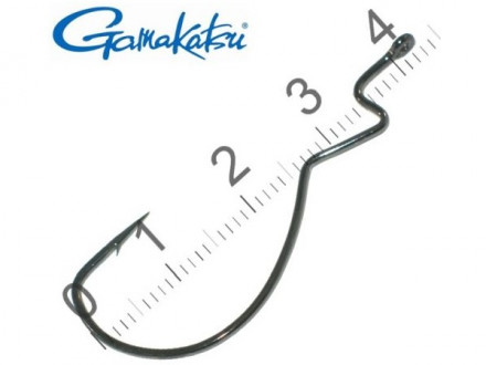 Крючки Офсетные      Gamakatsu Skip Gap 1/0
