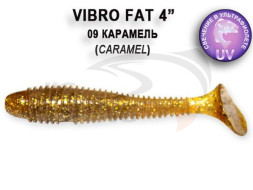 Мягкие приманки Crazy Fish Vibro Fat 4&quot; 09 Caramel