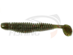 Мягкие приманки Reins Bubbring Shad 3&quot; #025 Watermelon Red