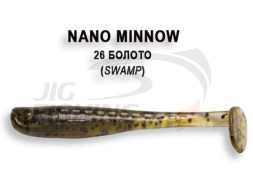 Мягкие приманки Crazy Fish Nano Minnow 1.6&quot; 26 Swamp